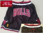 Chicago Bulls Black Stripes 1997 Just Don Swingman Shorts