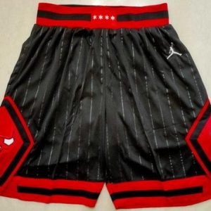 Chicago Bulls Black Stripes Swingman Shorts