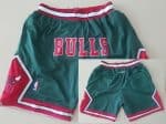 Chicago Bulls Green 2008 Just Don Swingman Shorts