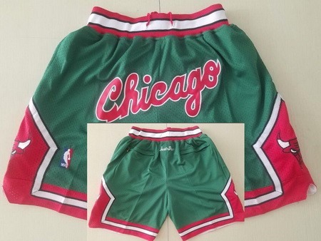 Chicago Bulls Green Just Don Swingman Shorts