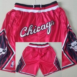 Chicago Bulls Red City Just Don Shorts