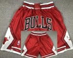 Chicago Bulls Red Just Don Shorts