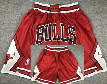 Chicago Bulls Red Just Don Shorts