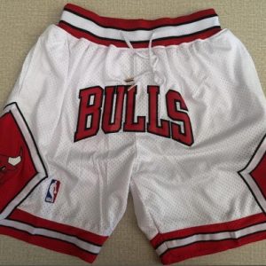 Chicago Bulls White 1997 Just Don Swingman Shorts