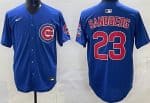 Chicago Cubs #23 Ryne Sandberg Blue Limited Jersey