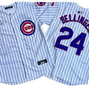 Chicago Cubs #24 Cody Bellinger White Limited Jersey