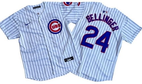 Chicago Cubs #24 Cody Bellinger White Limited Jersey