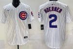 Chicago Cubs #2 Nico Hoerner Baby White Limited Jersey