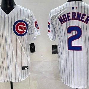 Chicago Cubs #2 Nico Hoerner Baby White Limited Jersey