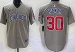 Chicago Cubs #30 Kyle Tucker Gray Limited Jersey