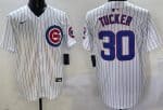 Chicago Cubs #30 Kyle Tucker White Limited Jersey
