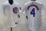 Chicago Cubs #4 Pete Crow Armstrong White Limited Jersey