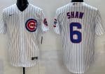 Chicago Cubs #6 Matt Shaw White Limited Jersey