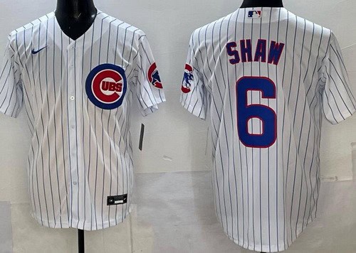 Chicago Cubs #6 Matt Shaw White Limited Jersey