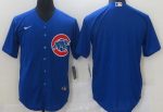 Chicago Cubs Blank Blue Cool Base Jersey