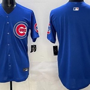 Chicago Cubs Blank Blue Limited Jersey