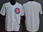 Chicago Cubs Blank White Cool Base Jersey