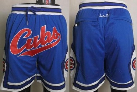 Chicago Cubs Blue Just Don Shorts