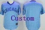 Chicago Cubs Customized Blue 1978 Turn Back The Clock Jersey