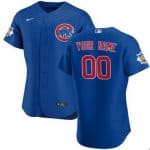 Chicago Cubs Customized Blue Alternate 2020 FlexBase Jersey