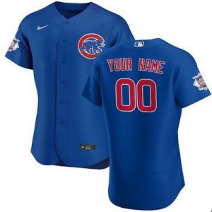 Chicago Cubs Customized Blue Alternate 2020 FlexBase Jersey