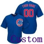 Chicago Cubs Customized Blue Cool Base Jersey