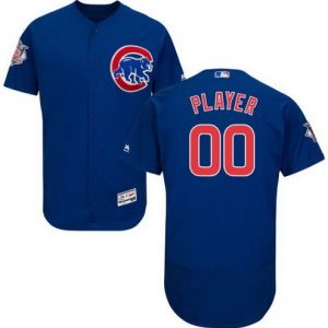 Chicago Cubs Customized Blue FlexBase Jersey