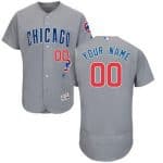 Chicago Cubs Customized Gray FlexBase Jersey