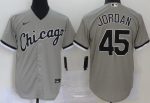 Chicago White Sox #45 Michael Jordan Gray 2020 Cool Base Jersey
