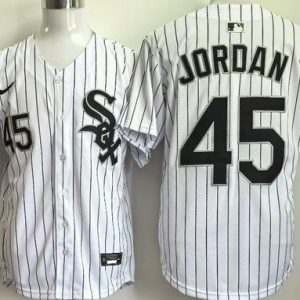 Chicago White Sox #45 Michael Jordan White Limited Jersey