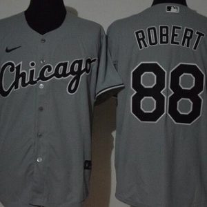 Chicago White Sox #88 Luis Robert Gray 2020 Cool Base Jersey