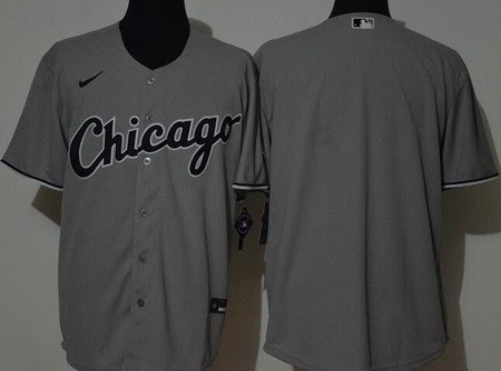 Chicago White Sox Blank Gray 2020 Cool Base Jersey