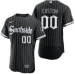 Chicago White Sox Customized Black 2021 City Connect Authentic Jersey
