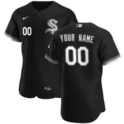 Chicago White Sox Customized Black Alternate 2020 FlexBase Jersey