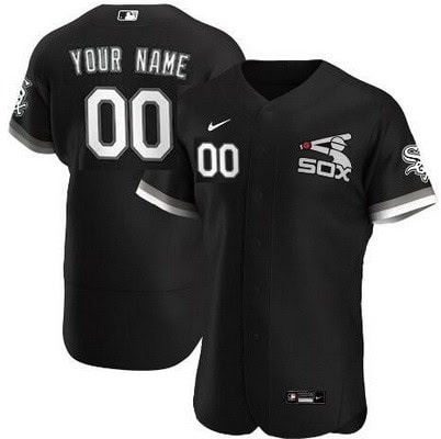 Chicago White Sox Customized Black Alternate Authentic Jersey