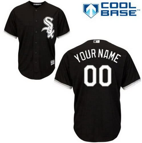 Chicago White Sox Customized Black Cool Base Jersey