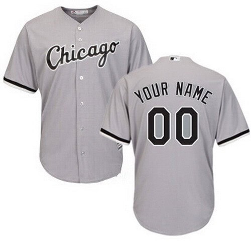 Chicago White Sox Customized Gray Cool Base Jersey