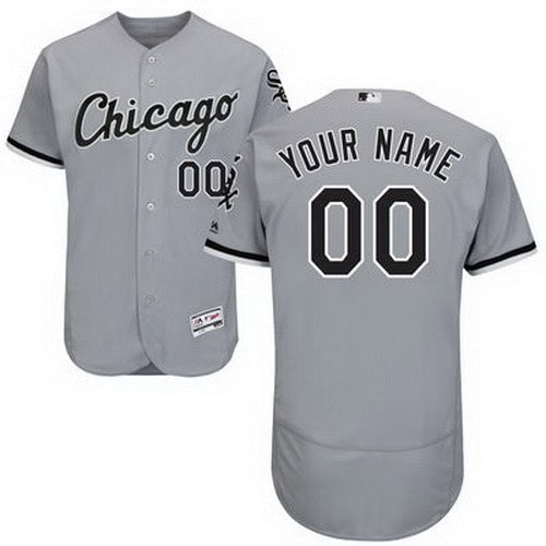 Chicago White Sox Customized Gray FlexBase Jersey
