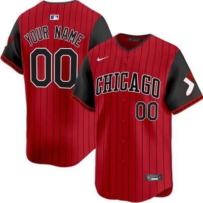 Chicago White Sox Customized Red 2025 City Connect Limited Jersey
