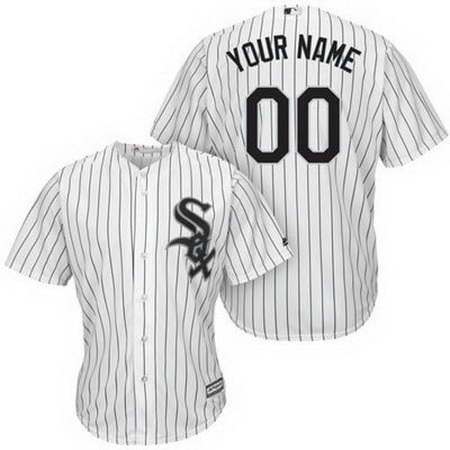 Chicago White Sox Customized White Stripes Cool Base Jersey