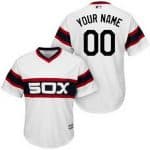 Chicago White Sox Customized White Throwback Cool Base Jersey