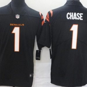 Cincinnati Bengals #1 Ja'Marr Chase Limited Black Vapor Untouchable Jersey