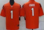Cincinnati Bengals #1 Ja'Marr Chase Limited Orange Vapor Untouchable Jersey