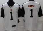 Cincinnati Bengals #1 Ja'Marr Chase Limited White Rush Color Jersey