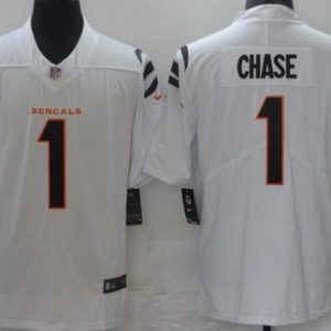 Cincinnati Bengals #1 Ja'Marr Chase Limited White Vapor Untouchable Jersey