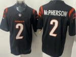 Cincinnati Bengals #2 Evan McPherson Limited Black FUSE Vapor Jersey