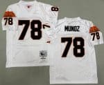 Cincinnati Bengals #78 Anthony Munoz White 1989 Throwback Jersey