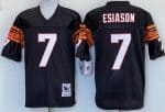 Cincinnati Bengals #7 Boomer Esiason Black Throwback Jersey