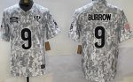 Cincinnati Bengals #9 Joe Burrow Limited Arctic Camo 2024 Salute to Service Jersey