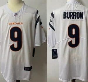 Cincinnati Bengals #9 Joe Burrow Limited White 2021 Vapor Untouchable Jersey